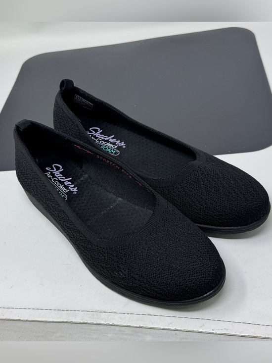 Skechers Shoes - Skechers Cleo Spelbind Flex Black Wedge Textile Upper SN 158323 Women's Size 8